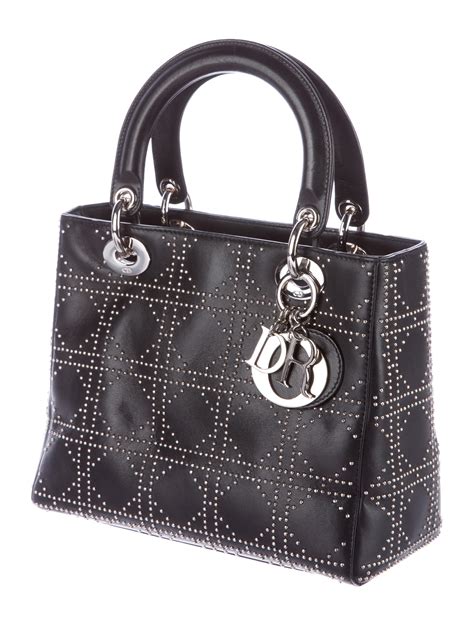 lady dior pouch with chain|lady dior handbag medium.